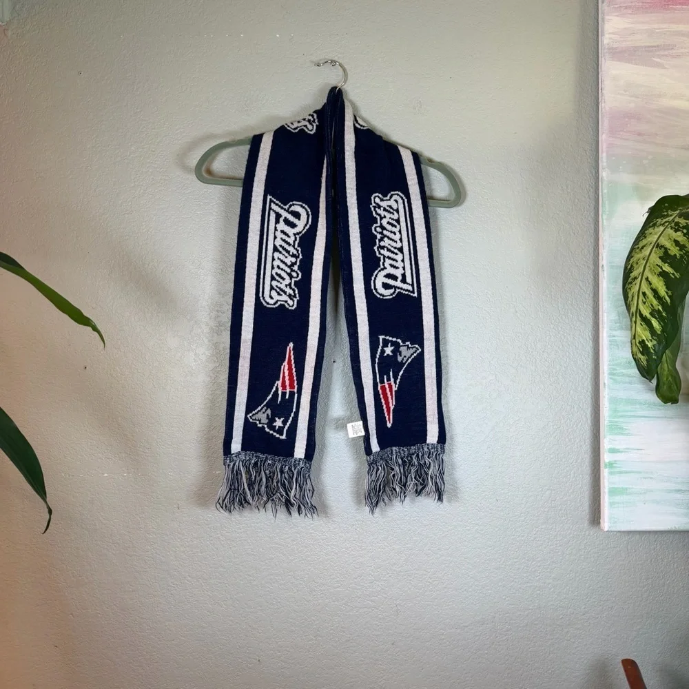 New England Patriots Warm Knit Superbowl Football Fan Casual Warm Winter Scarf